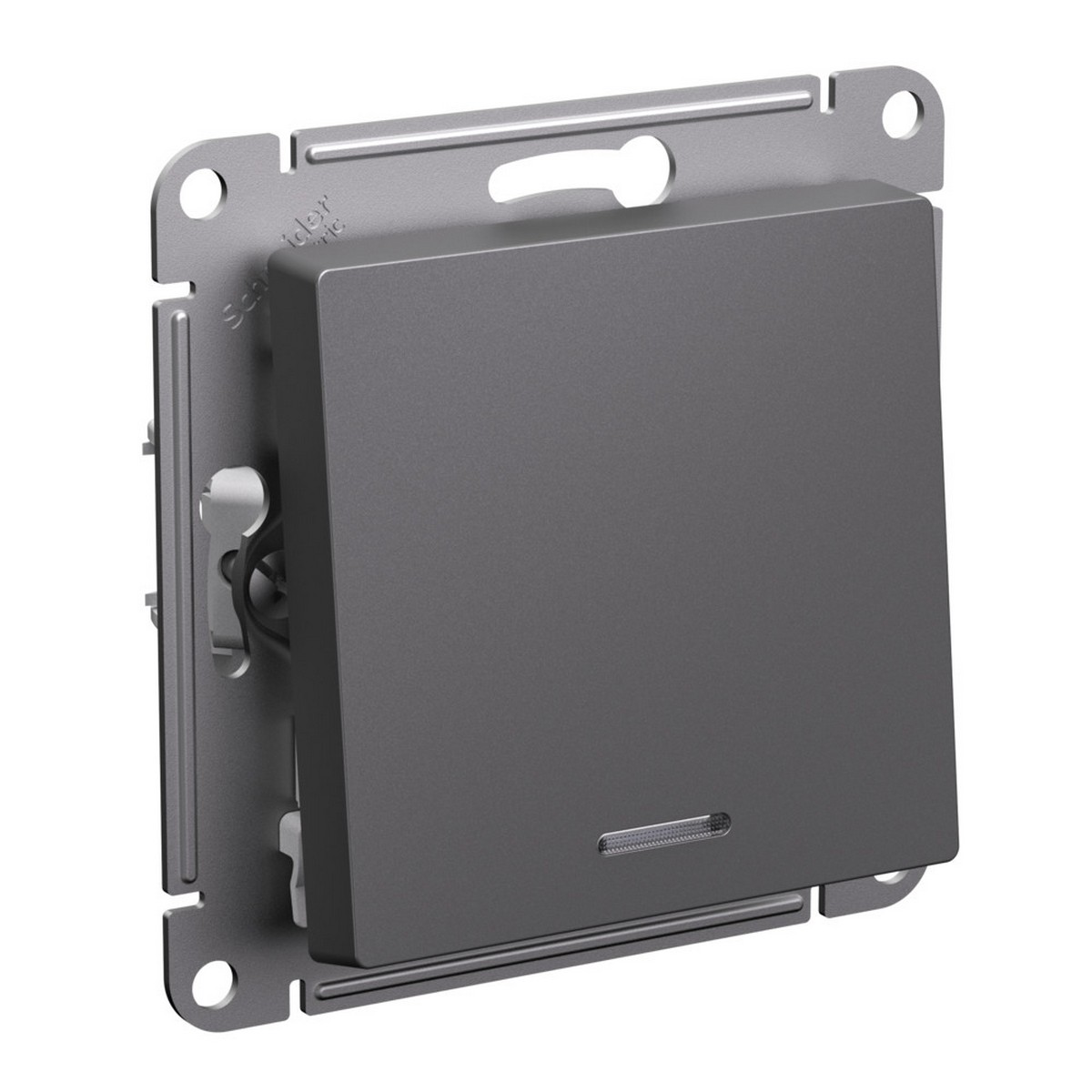 AtlasDesign Базальт Переключатель Systeme Electric AtlasDesign Базальт 1-клавишный с подсветкой, ATN001463