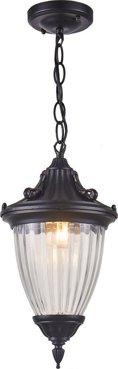 Уличные светильники на цепочке Светильник садово-парковый Feron PL585 на цепочке  60W 230V E27 черный 41166 