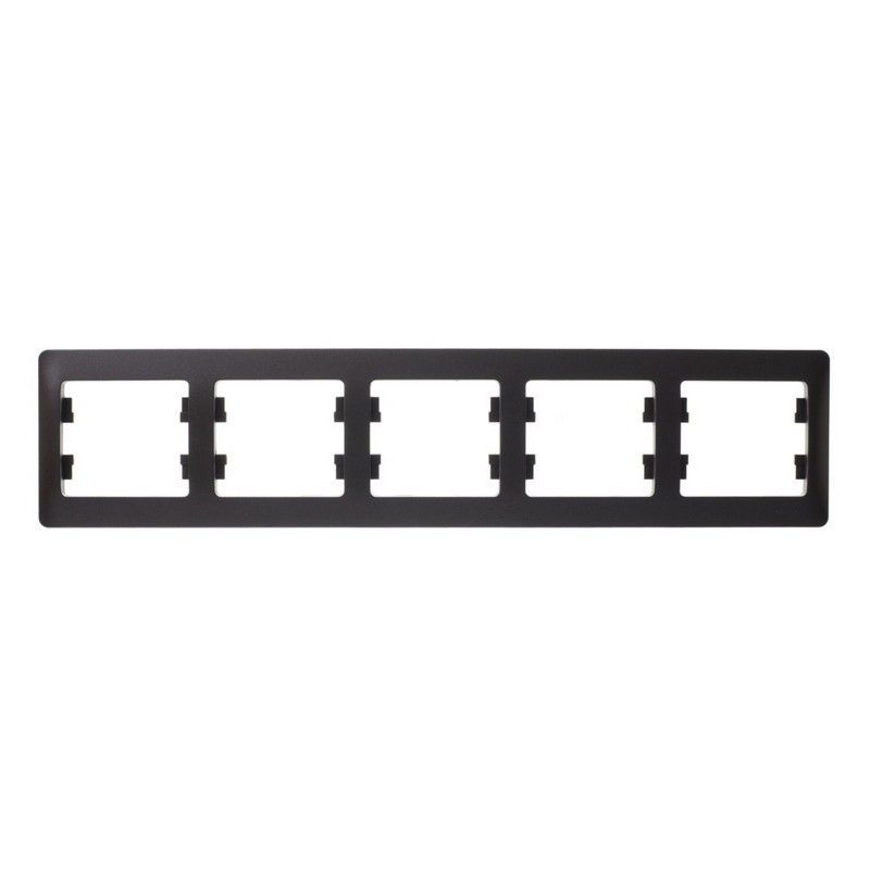 Glossa Шоколад Рамка Systeme Electric Glossa Шоколад 5-я, горизонтальная GSL000805