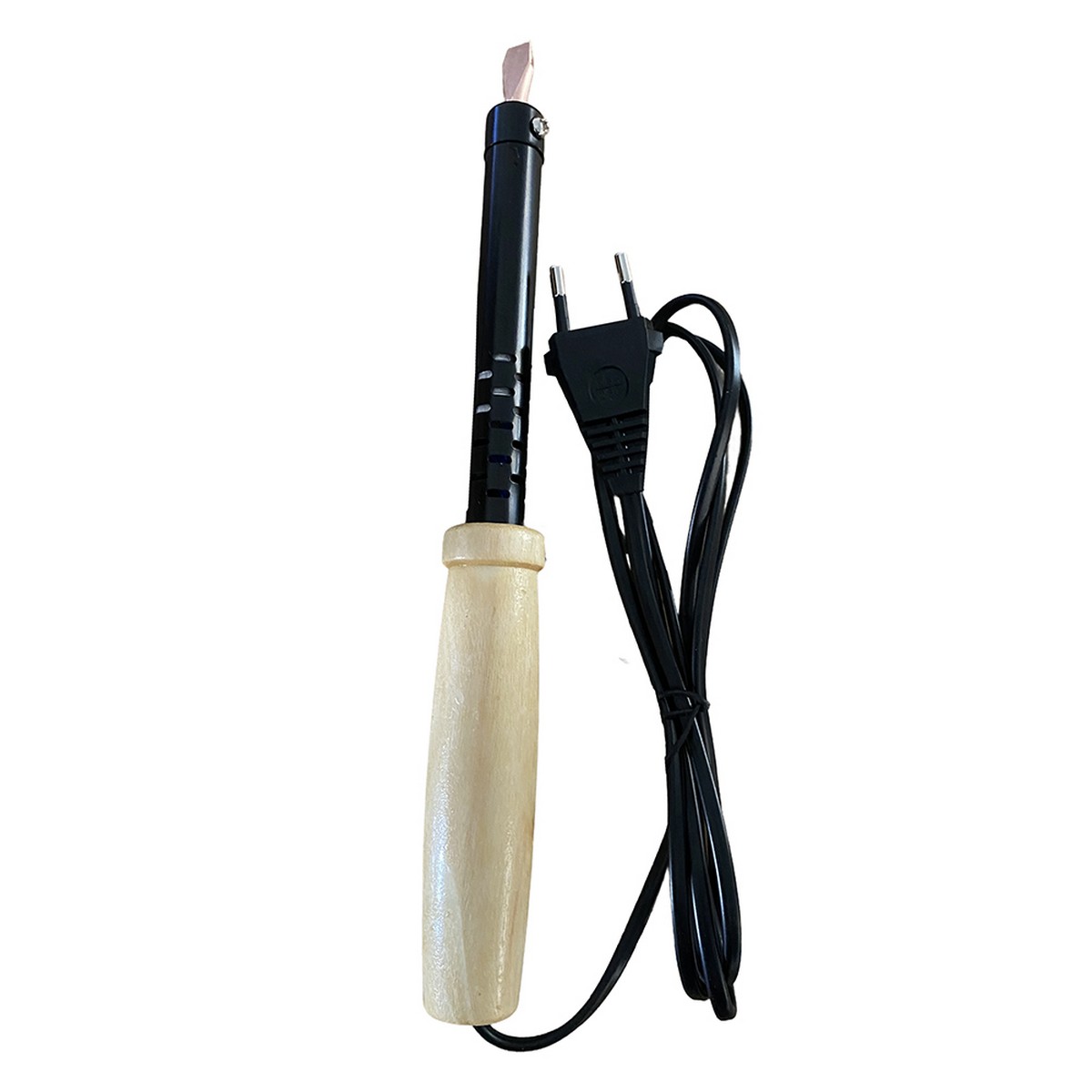 Паяльник с деревянной ручкой 80W STEKKER PLE110-80 49986 фото