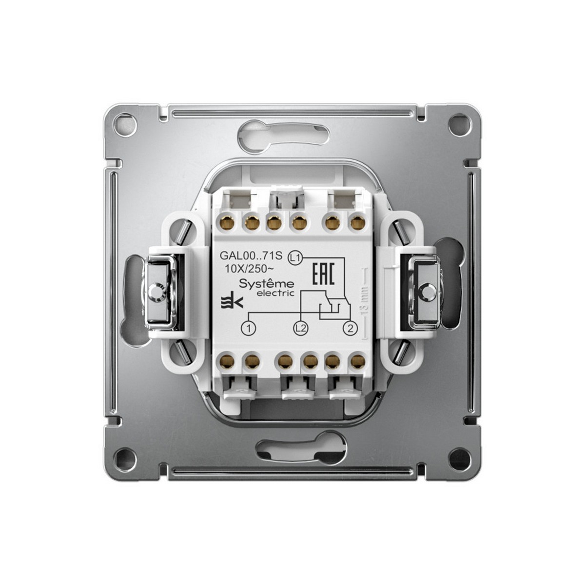 ArtGallery Сталь Переключатель SE ArtGallery Сталь перекрестный быстрозажим. клем. GAL000971S