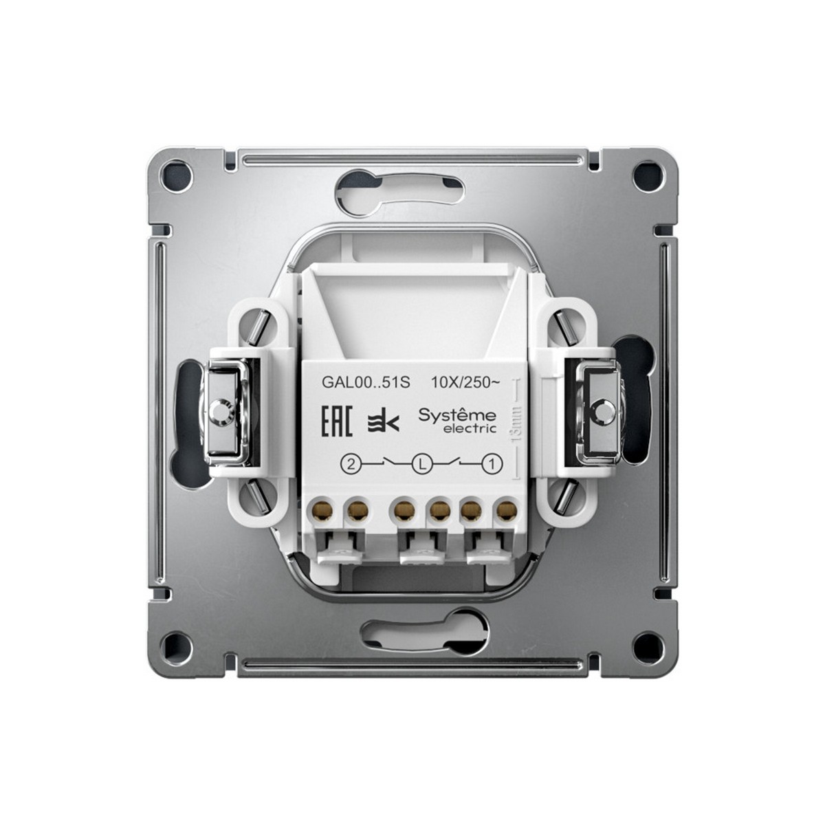 ArtGallery Грифель Выключатель SE ArtGallery Грифель 2-клавишный, быстрозажим. клем. GAL000751S