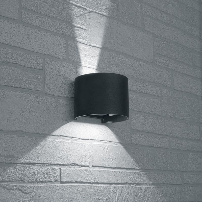 Уличные настенные светильники Светильник уличный светодиодный Feron DH013 2*3W 450Lm 4000K черный 11872 