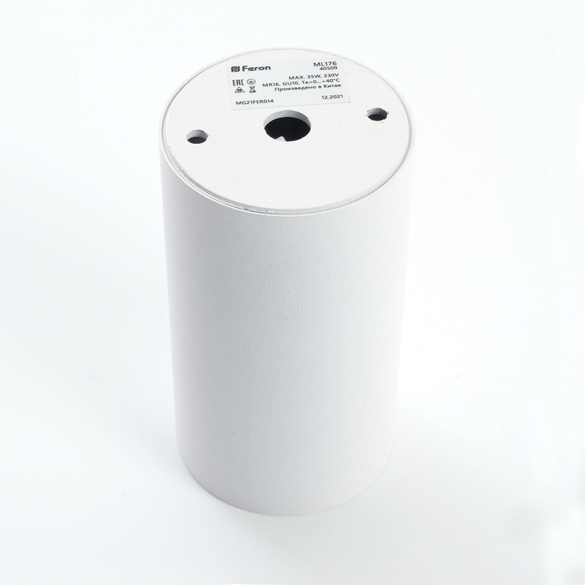 Светильники споты светодиодные Светильник спот потолочный Feron ML176 20W белый 40509 