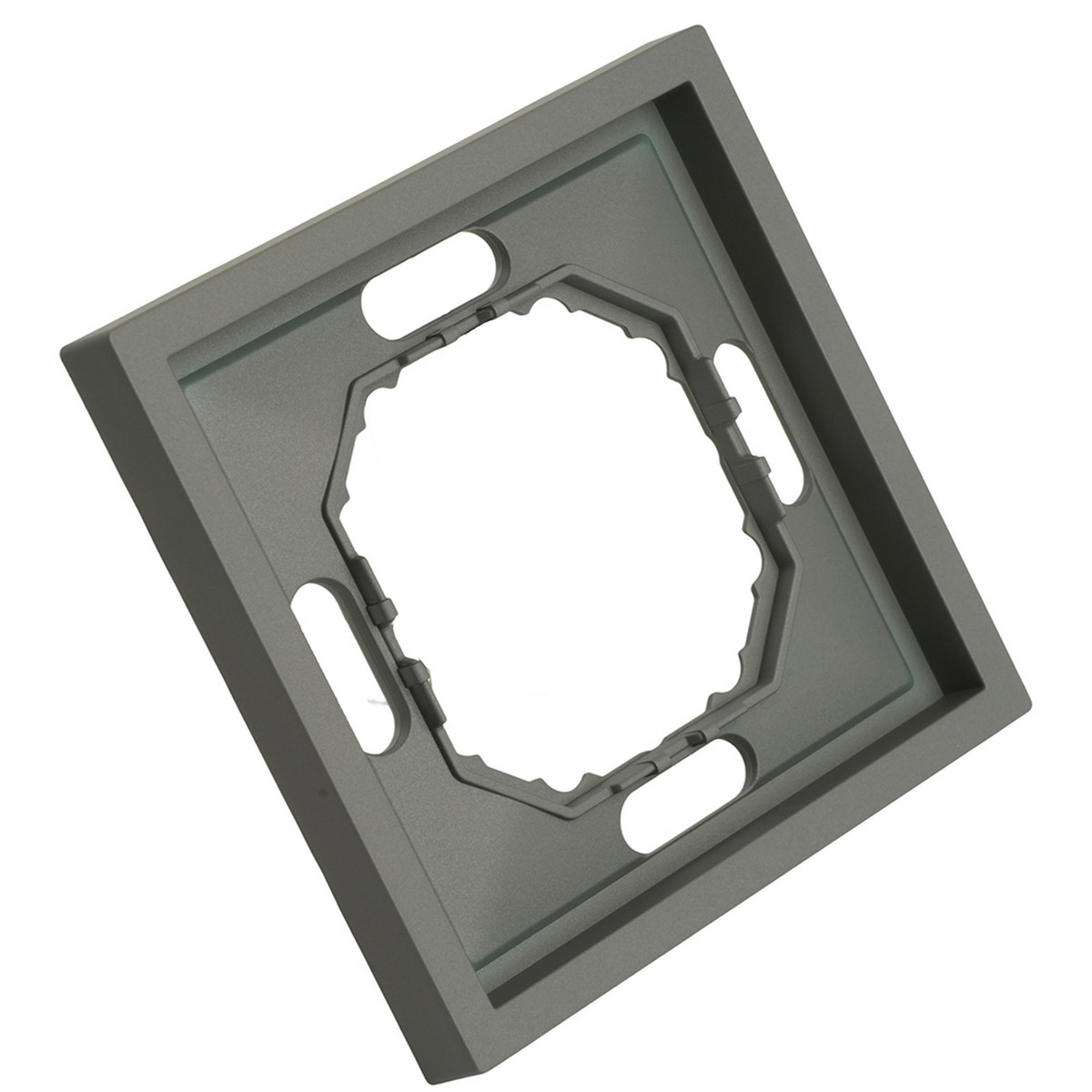 Эмили - Розетки и выключатели Stekker Рамка 1-ая STEKKER Эмили PFR00-5001-10 платиново-серый soft touch 49962