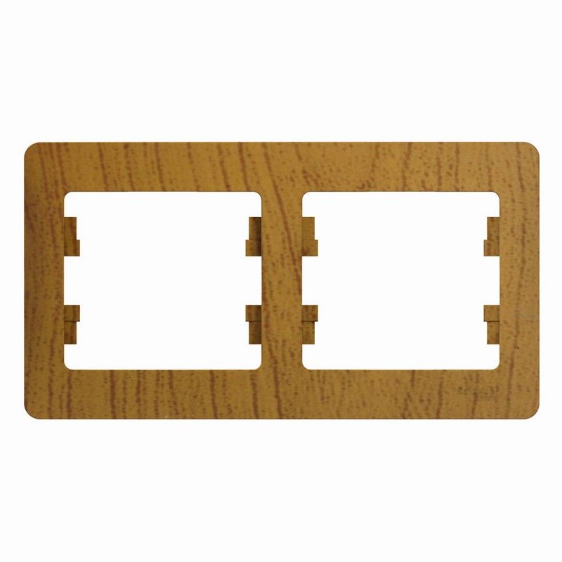 Glossa Дуб Рамка Systeme Electric Glossa Дерево Дуб 2-я, горизонтальная GSL000502