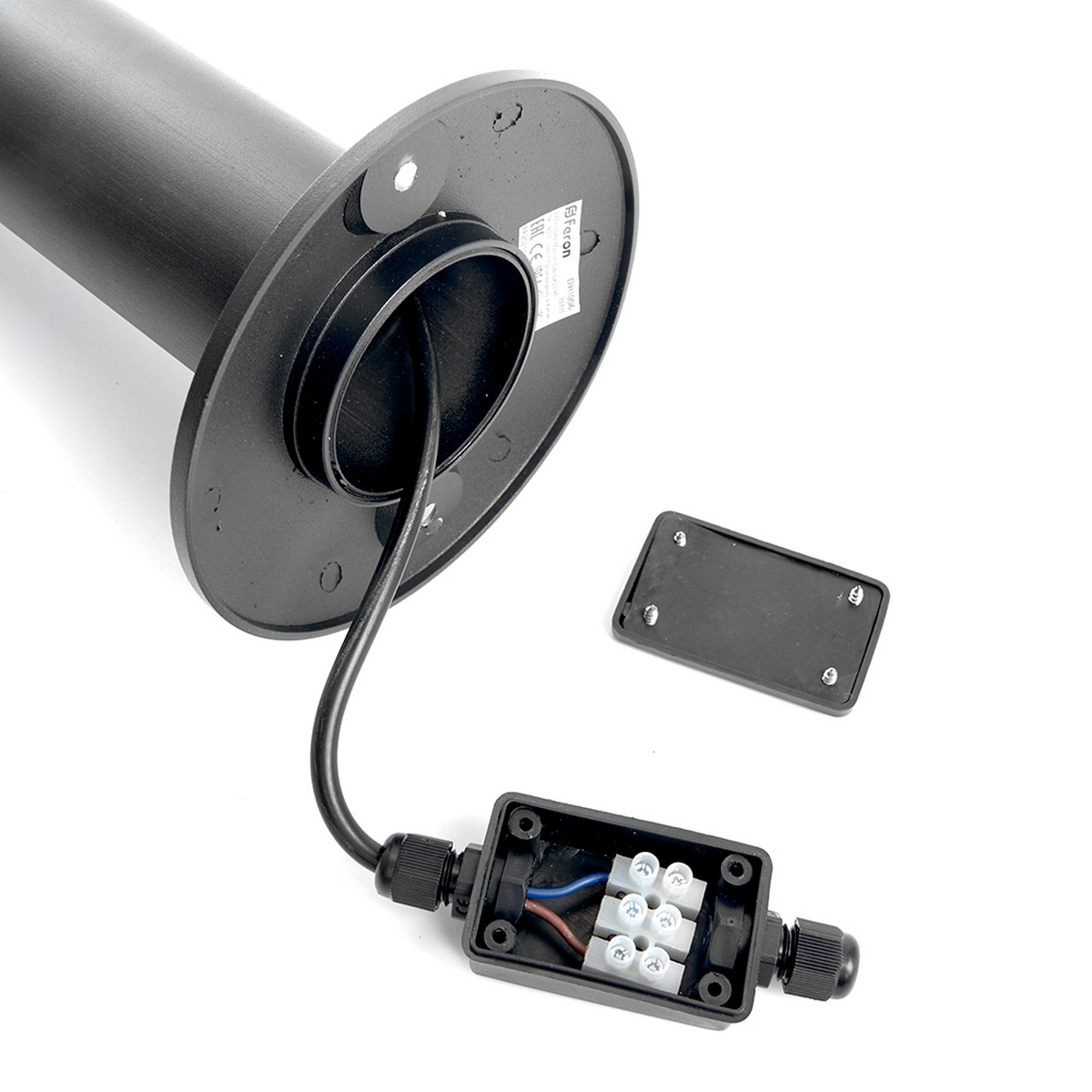 Уличные светильники столб Светильник садово-парковый Feron DH1005 столб  GX53 230V черный 11710 