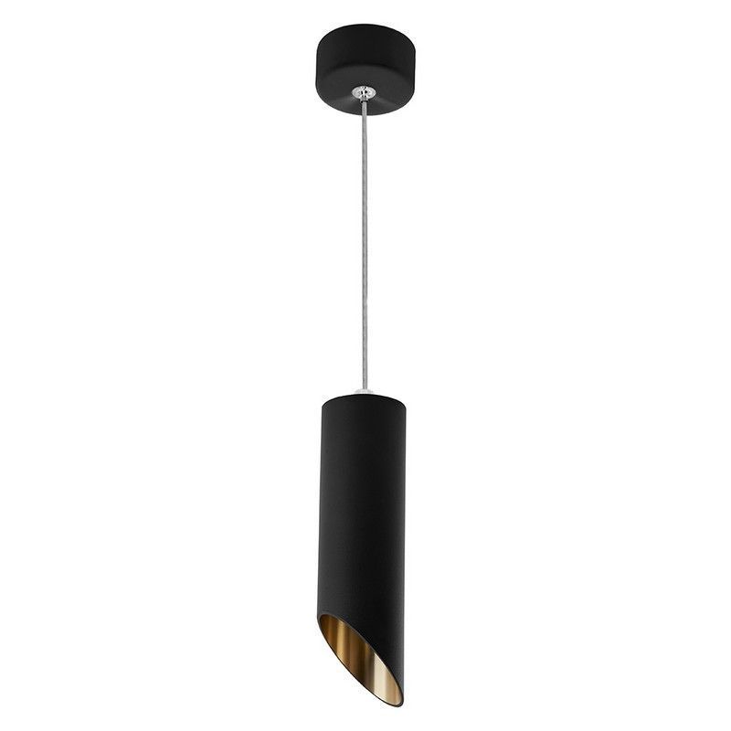 Подвесные светодиодные светильники Светильник подвесной Feron ML1838 MR16 35W черный золото 48045 