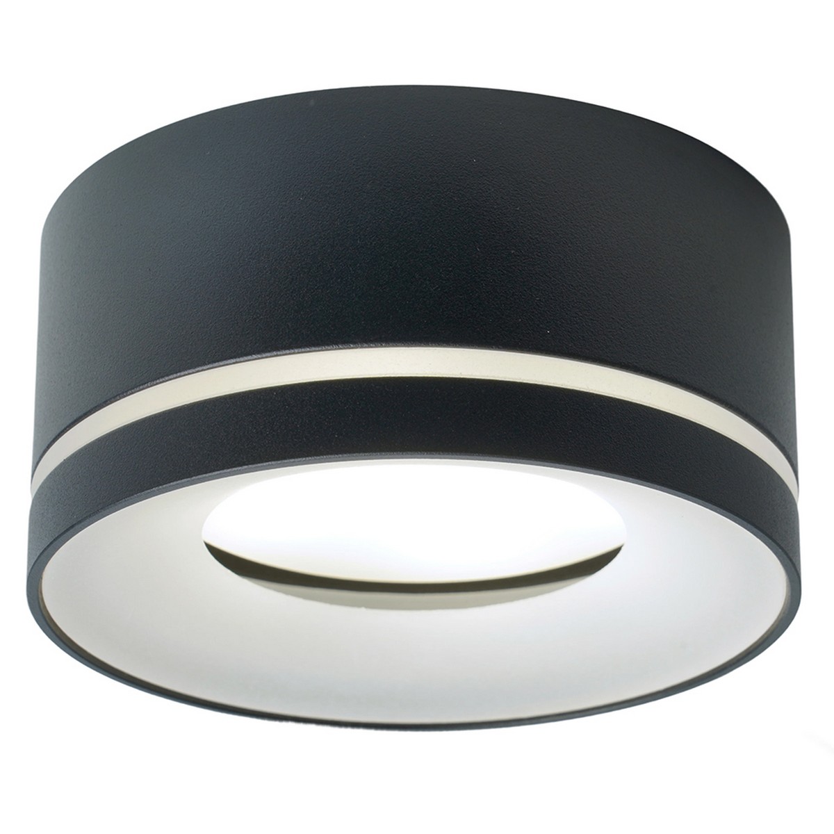 Накладные светодиодные светильники Светильник потолочный Feron HL457 12W GX53 черный 51347