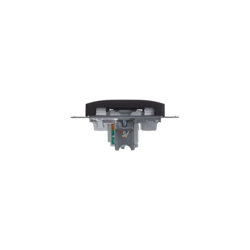 Розетка компьютерная Systeme Electric Glossa Шоколад RJ45 кат.5E механизм GSL000881K