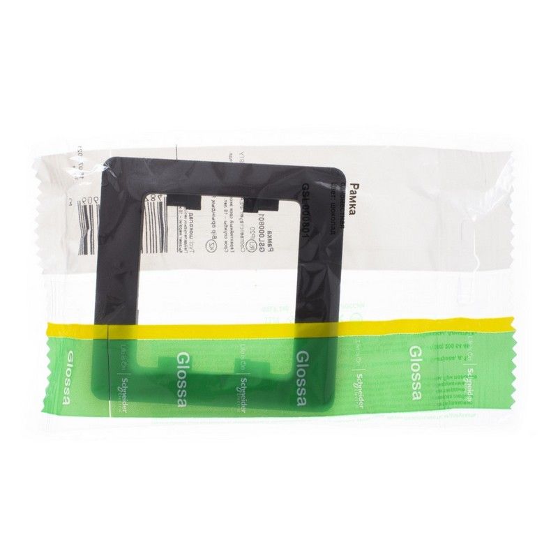 Glossa Шоколад Рамка Systeme Electric Glossa Шоколад 1-я GSL000801