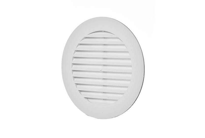 Решетка вентиляционная круглая 10PKС  D100/D130 c фланцем