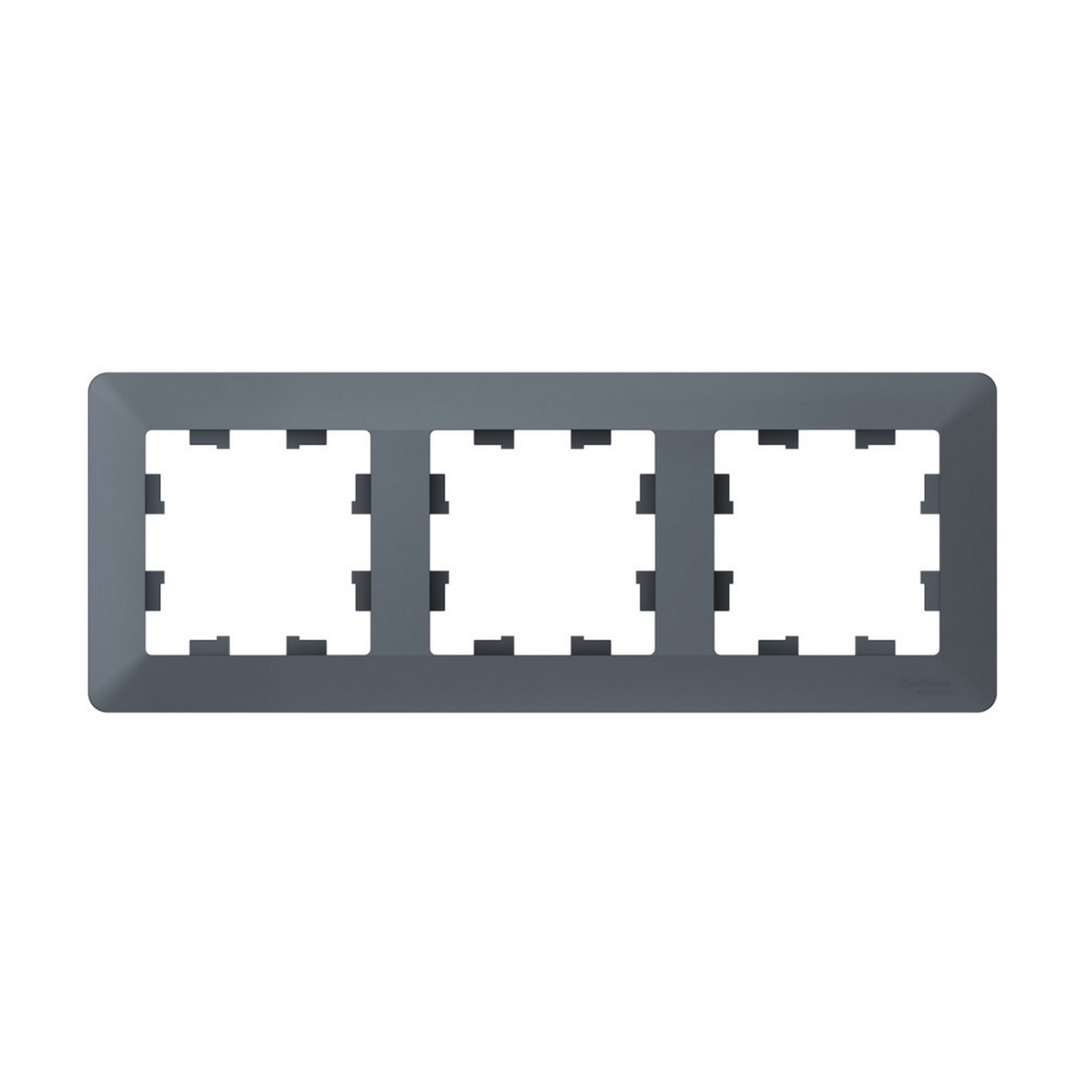 AtlasDesign Грифель Рамка Systeme Electric AtlasDesign Air Грифель/дымчатый черный 3-ая ATN220703