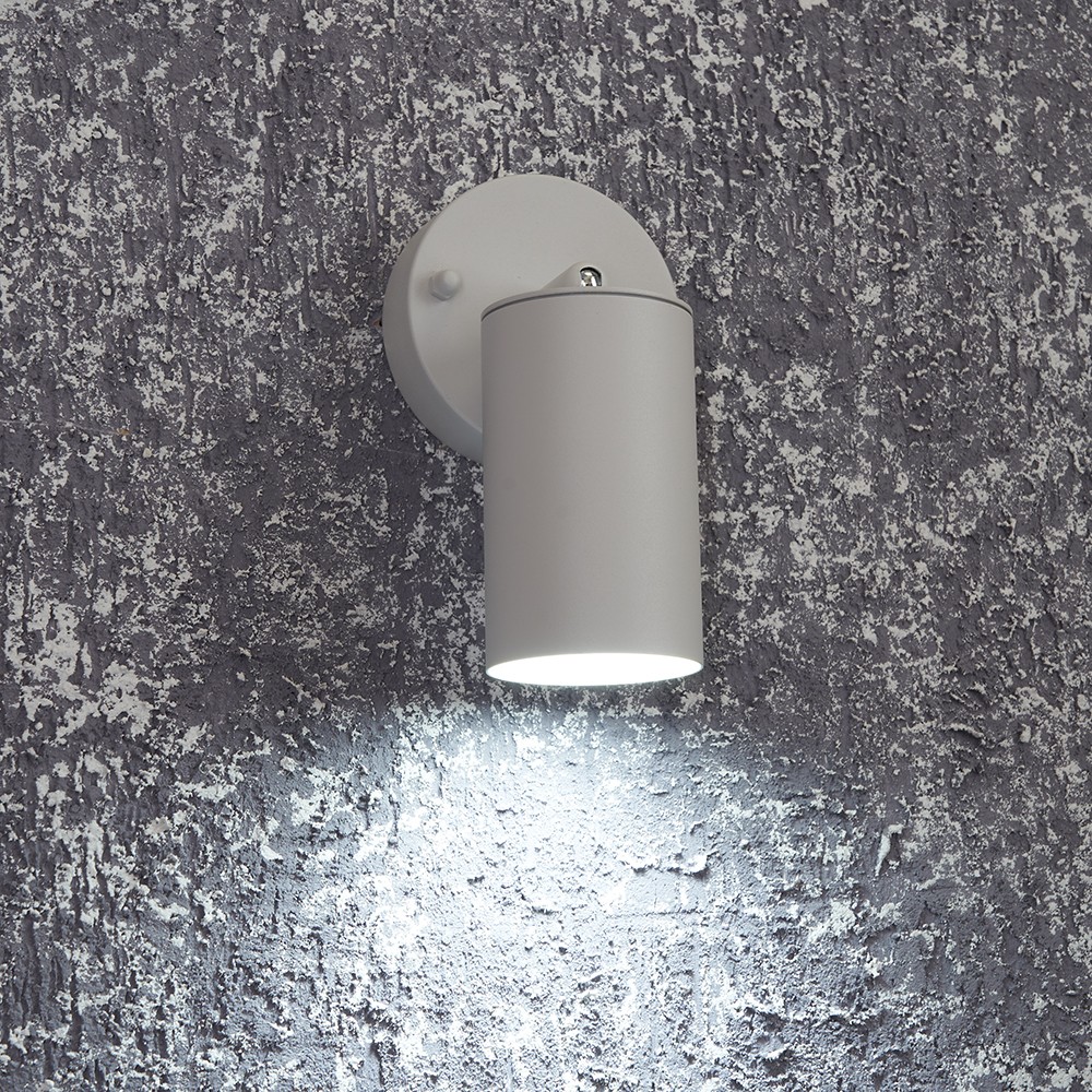 Уличные настенные светильники Светильник садово-парковый Feron DH1704 на стену GU10 230V IP54 белый 48323 