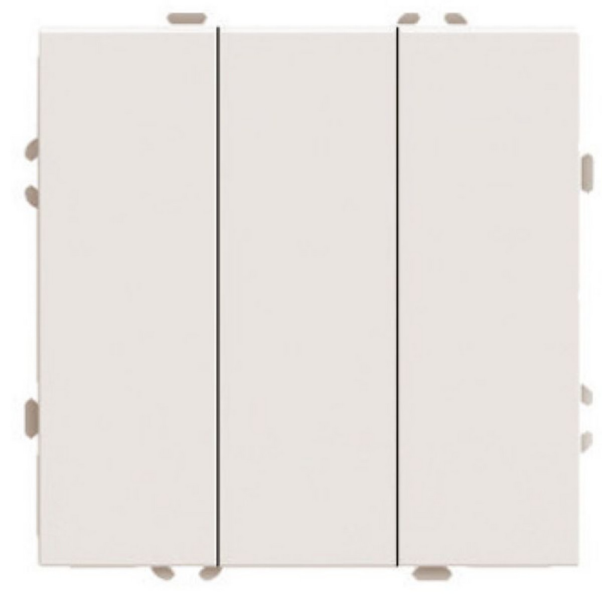 Эмили - Розетки и выключатели Stekker Выключатель 3-клавишный STEKKER Эмили RSW10-5108-08 кашемир soft touch 49896