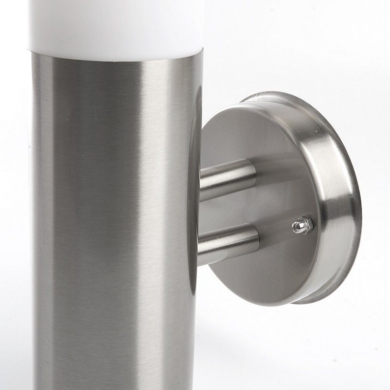 Уличные настенные светильники Светильник уличный Feron DH021-B Техно на стену вверх 18W E27 230V серебро 11807 