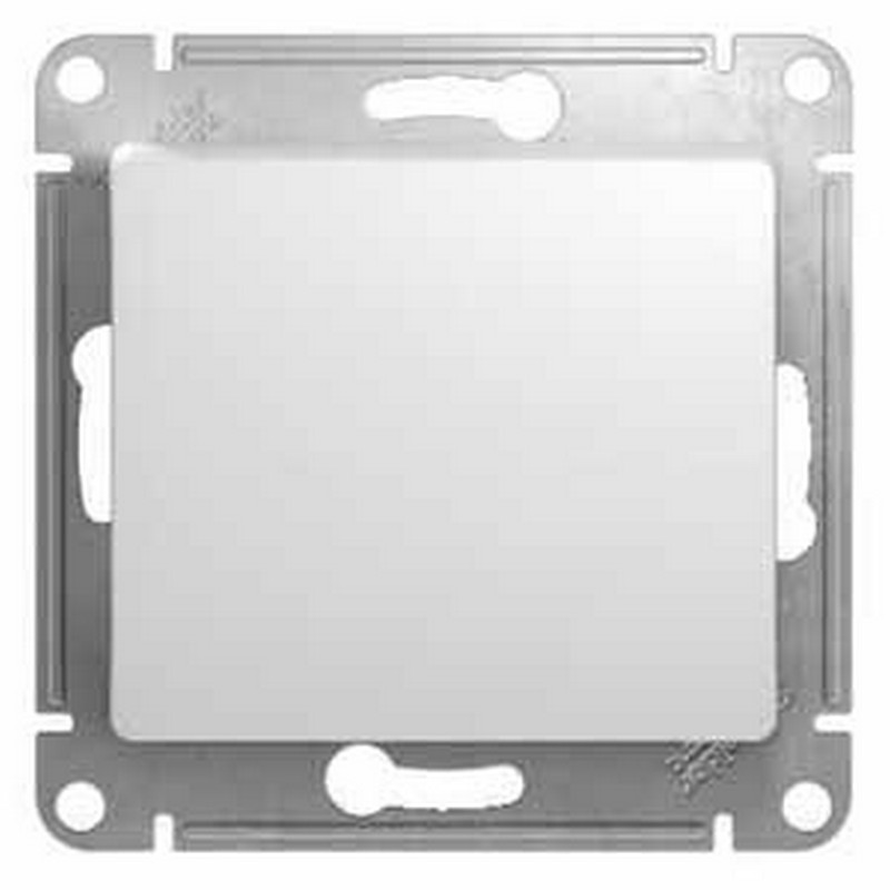 Выключатель Systeme Electric Glossa Белый 1-клавишный, сх.1 GSL000111