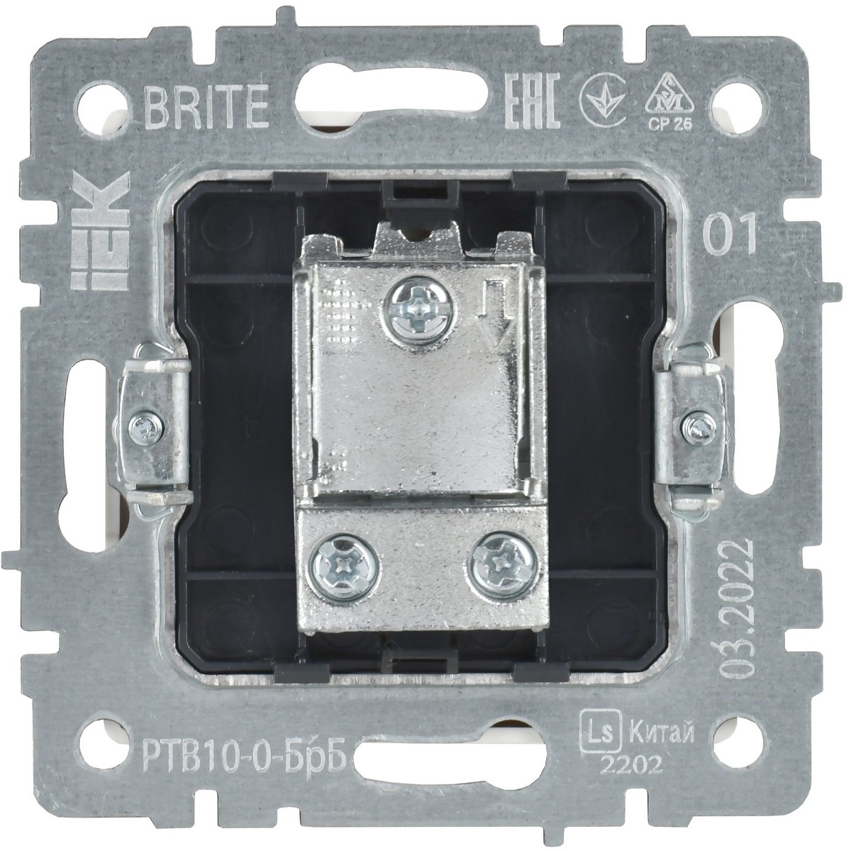 IEK Brite Белый Розетка IEK BRITE TV проходная РТВ10-0-БрБ белый BR-A10-P-K01