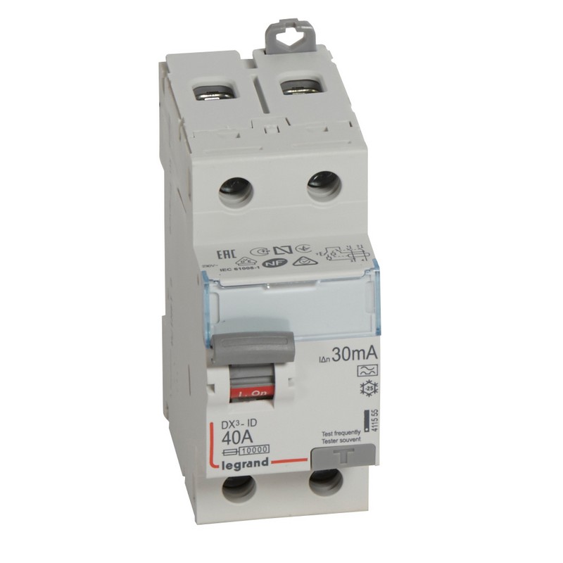 Legrand УЗО Legrand DX3 2P 40А 30мА-A 411555 