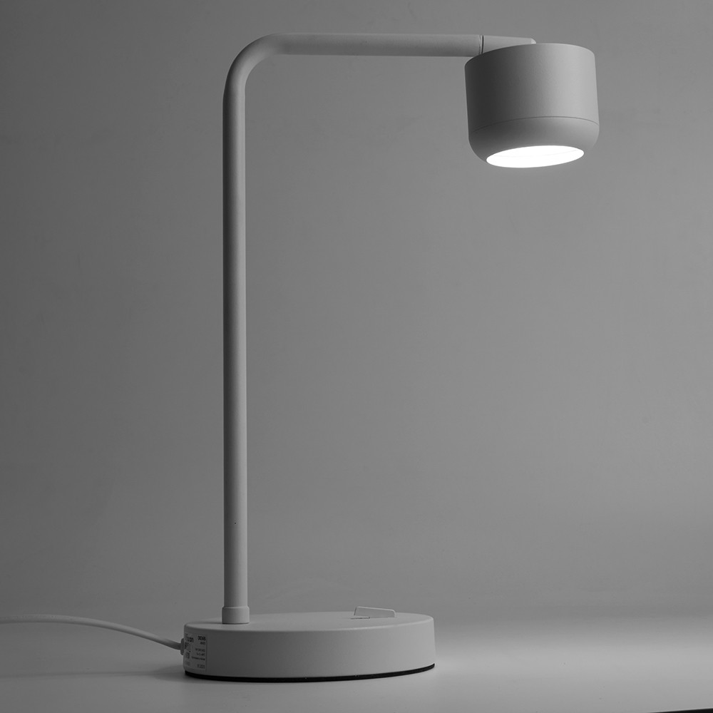 Настольные лампы Настольная лампа Feron DE365 ECHO 12W GX53 белый с антибликовой сеточкой 48405 