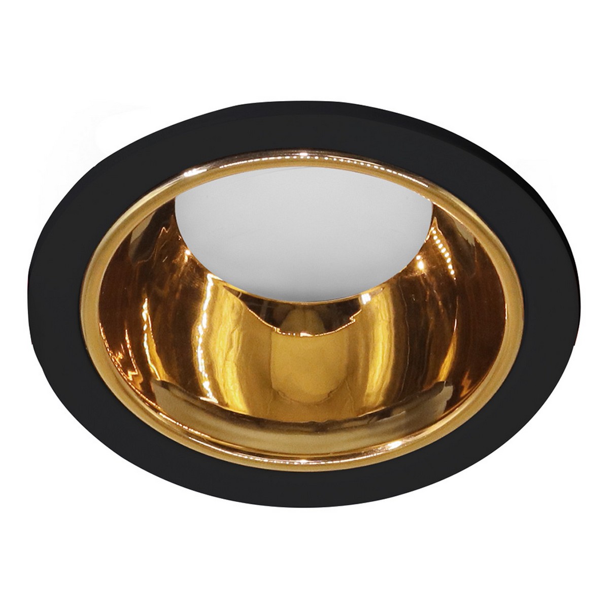 Встраиваемые светодиодные светильники Светильник встраиваемый Feron DL3102 MR16 G5.3 черный + золото 51403