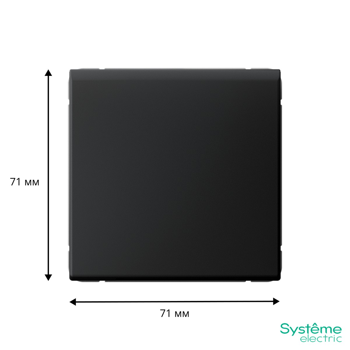 ArtGallery Карбон Вывод кабеля Systeme Electric ArtGallery Карбон GAL001099