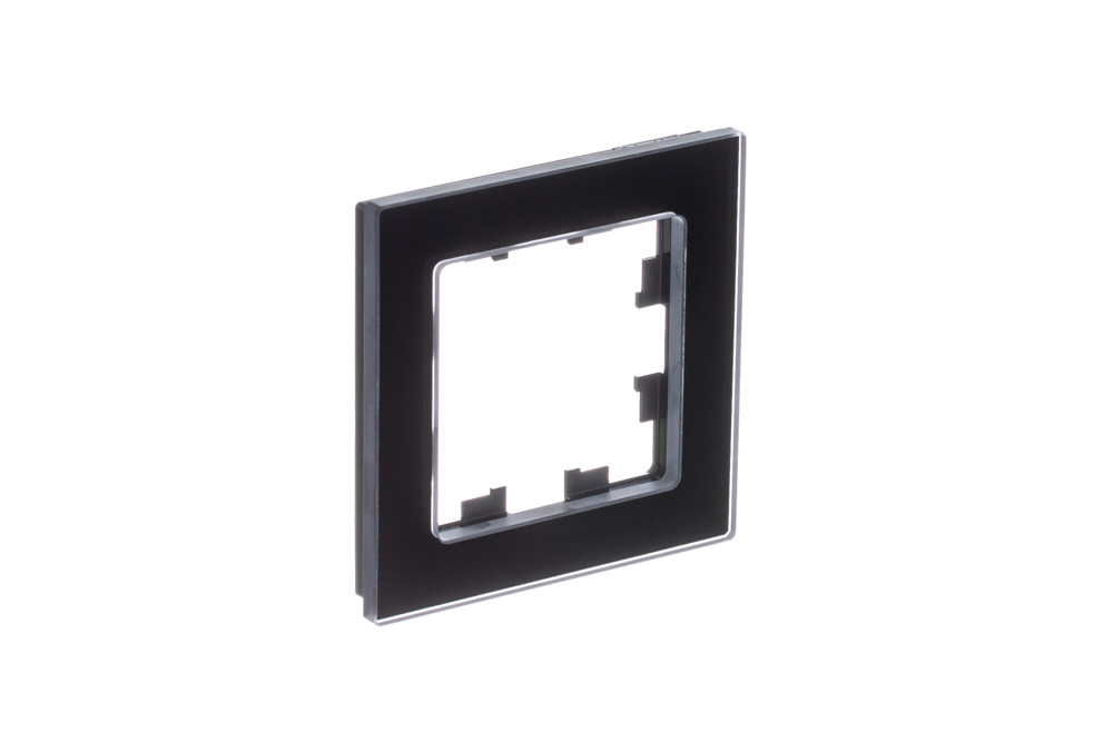 AtlasDesign Рамки Nature Рамка Systeme Electric AtlasDesign Nature Натуральное стекло Черный 1-ая ATN361001