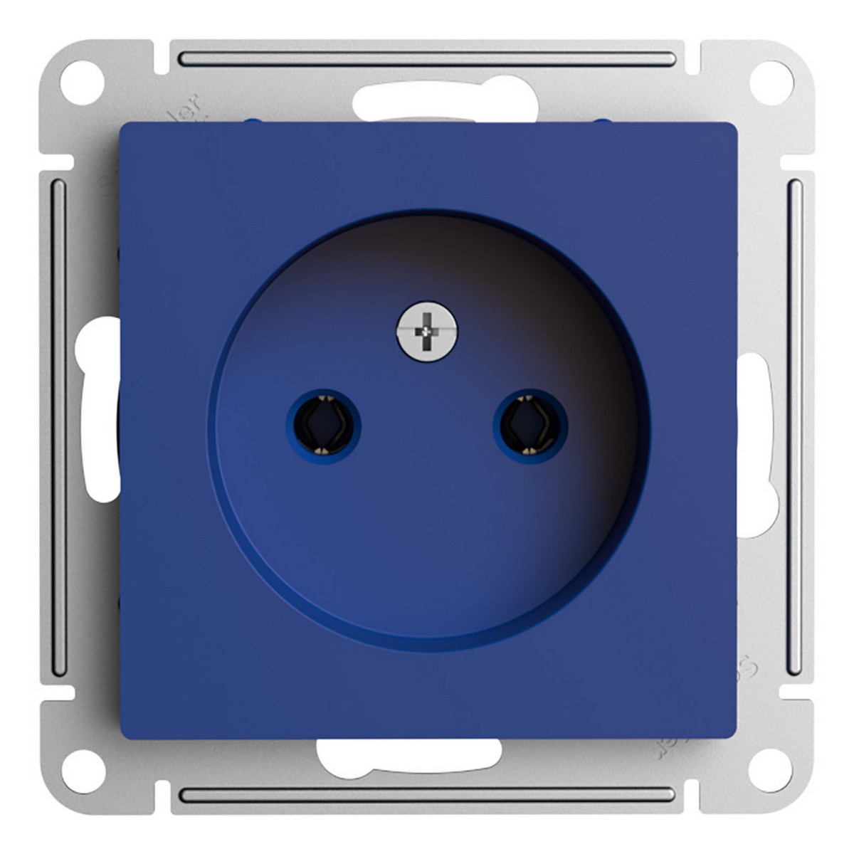 AtlasDesign Аквамарин Розетка Systeme Electric AtlasDesign Аквамарин б/з без шторок 16А ATN001141