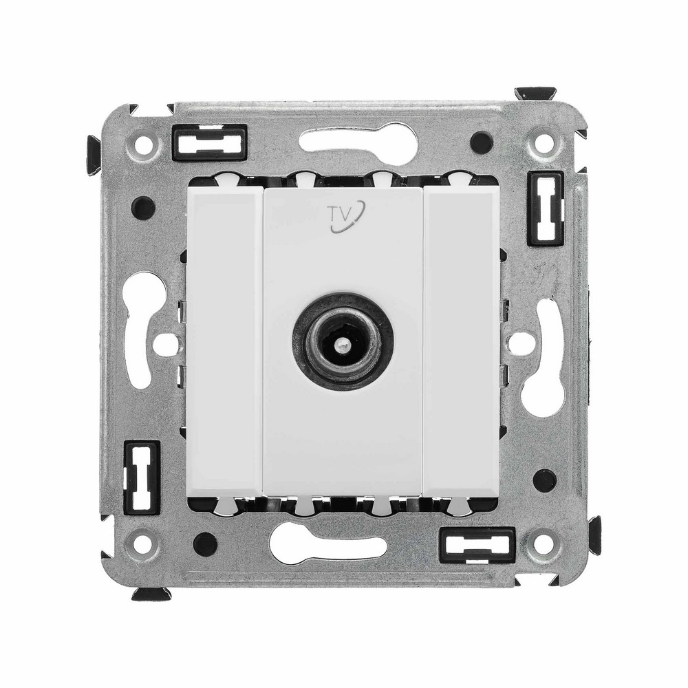 DKC Avanti механизмы Белое облако Розетка TV DKC Avanti проходная в стену "Белое облако" 4400513