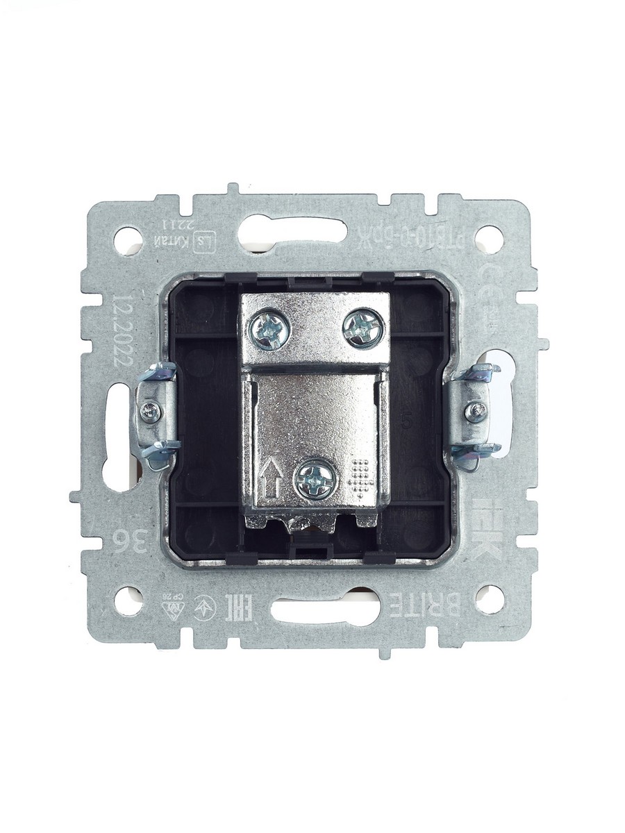 IEK Brite Жемчуг Розетка IEK BRITE TV проходная РТВ10-0-БрЖ жемчуг BR-A10-P-K36