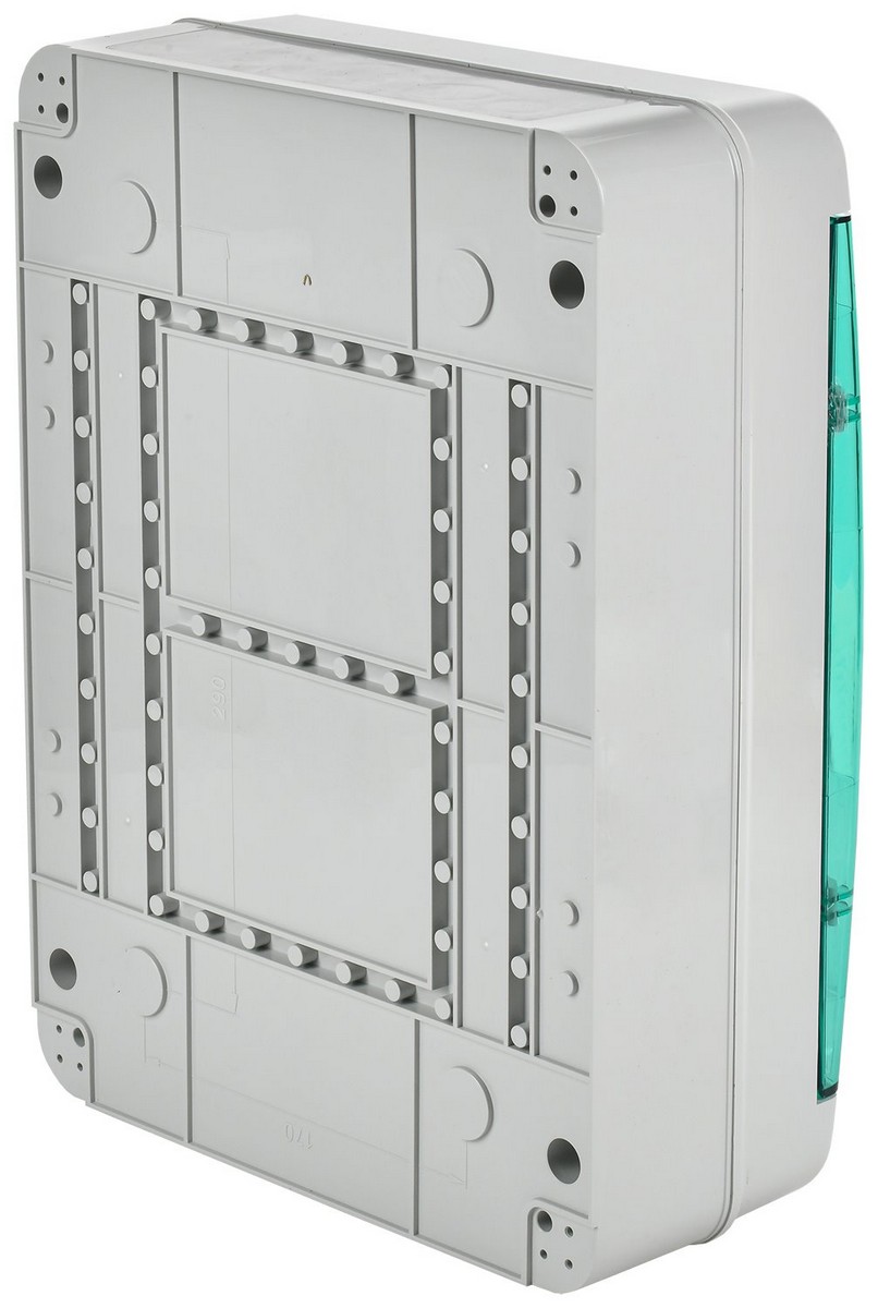 Пластиковые боксы и щиты IEK Корпус пластиковый IEK TEKFOR КМПн-24 IP65 зелен. прозр. дверь TF5-KP72-N-24-65-K03-K06