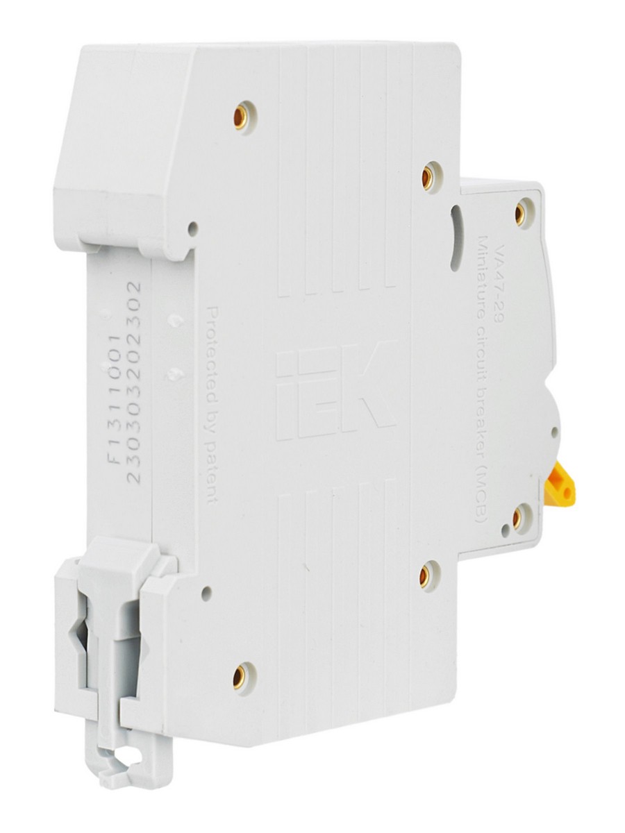 1 полюсные (однополюсные) Автоматический выключатель IEK KARAT ВА47-29 1Р 2А 4,5кА х-ка С MVA20-1-002-C 