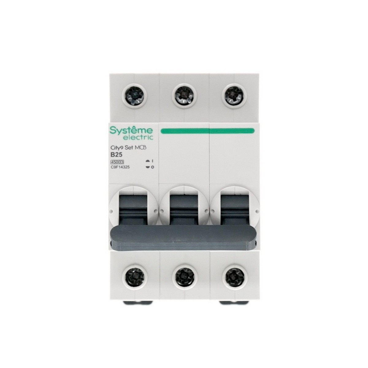 3 полюсные (трехполюсные) Автоматический выключатель SE City9 Set (АВ) B 25А 3P 4.5kA 400В C9F14325 