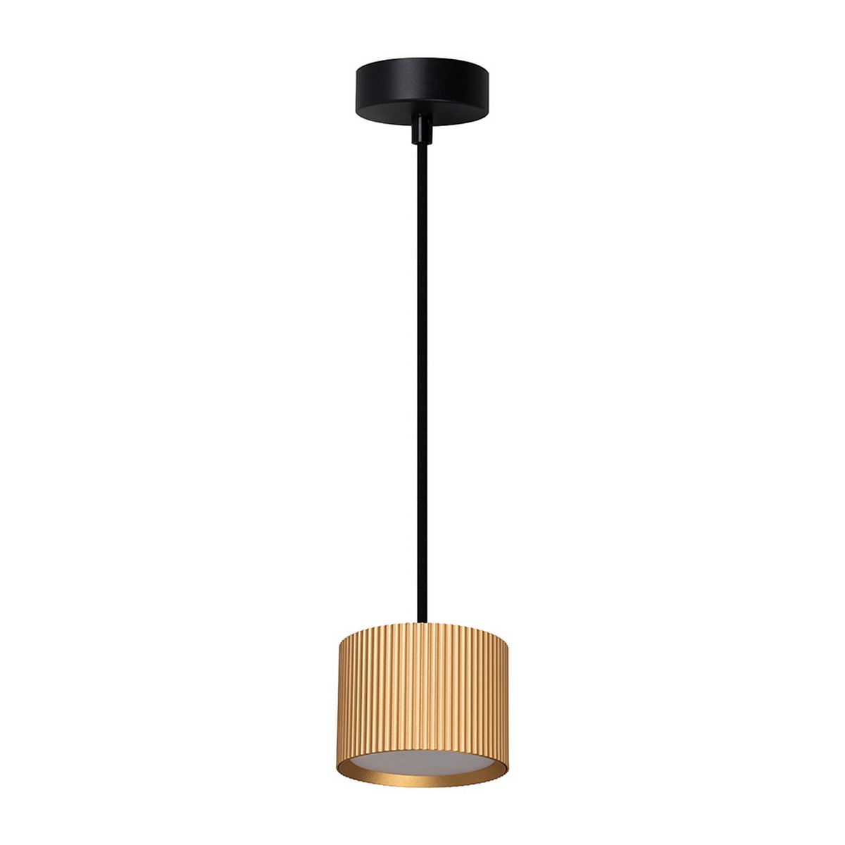 Подвесные светодиодные светильники Светильник потолочный Feron Barrel HL4588 ARIA levitation 12W GX53 золото + черный на подвесе 51681