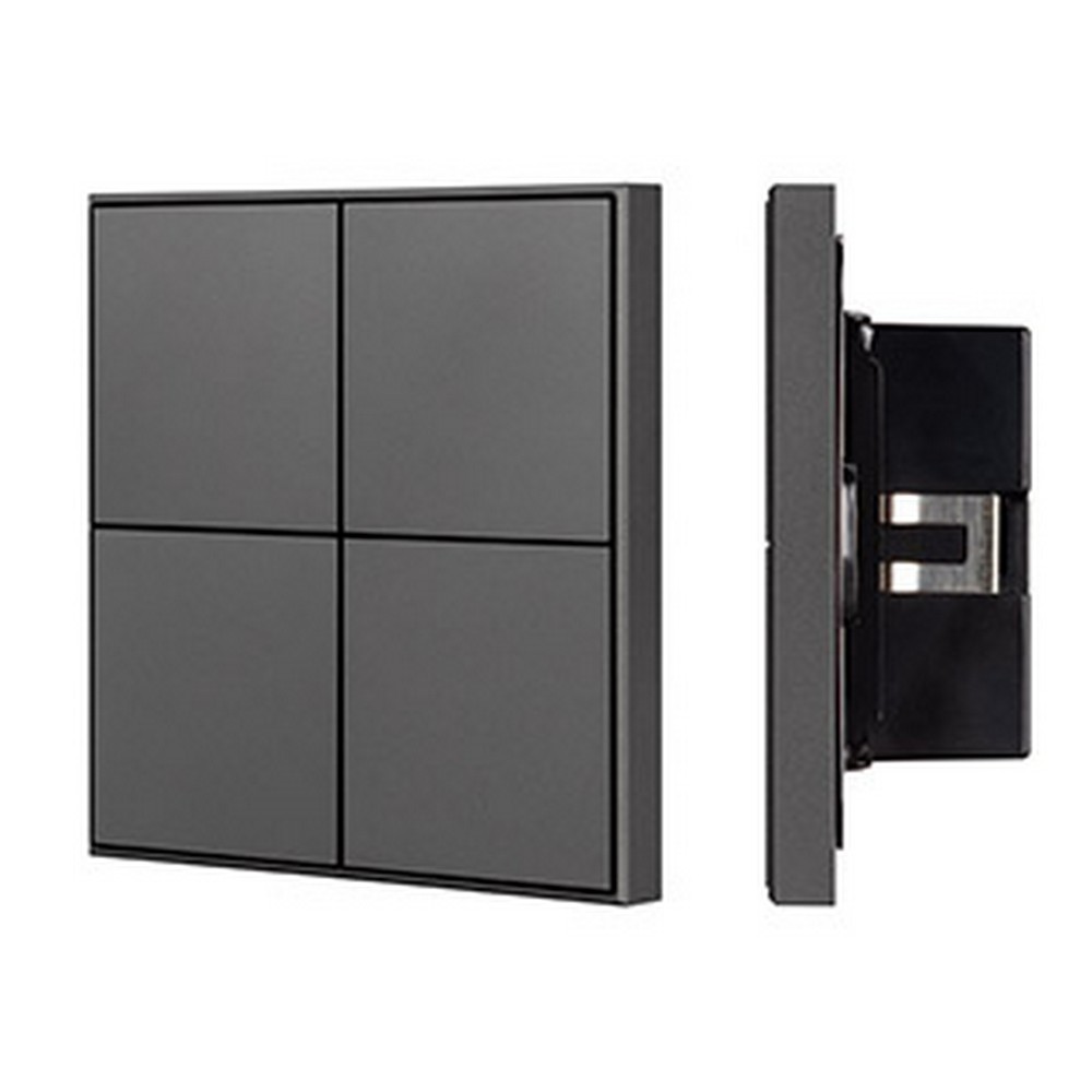 Контроллеры для светодиодной ленты Кнопочная панель Arlight INTELLIGENT ARLIGHT KNX-304-23-IN Black (BUS, Frame) (IARL, IP20 Металл, ) 039667 