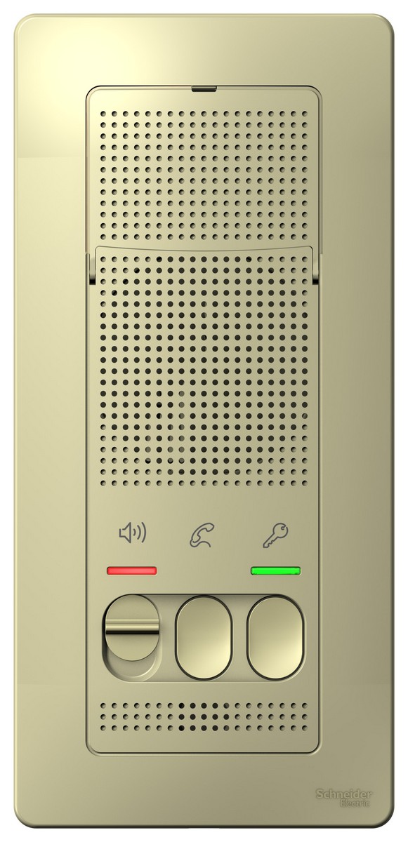 Blanca бежевые розетки и выключатели Переговорное SE Blanca устройсTVо Бежевый наружный (домофон) 45В BLNDA000017