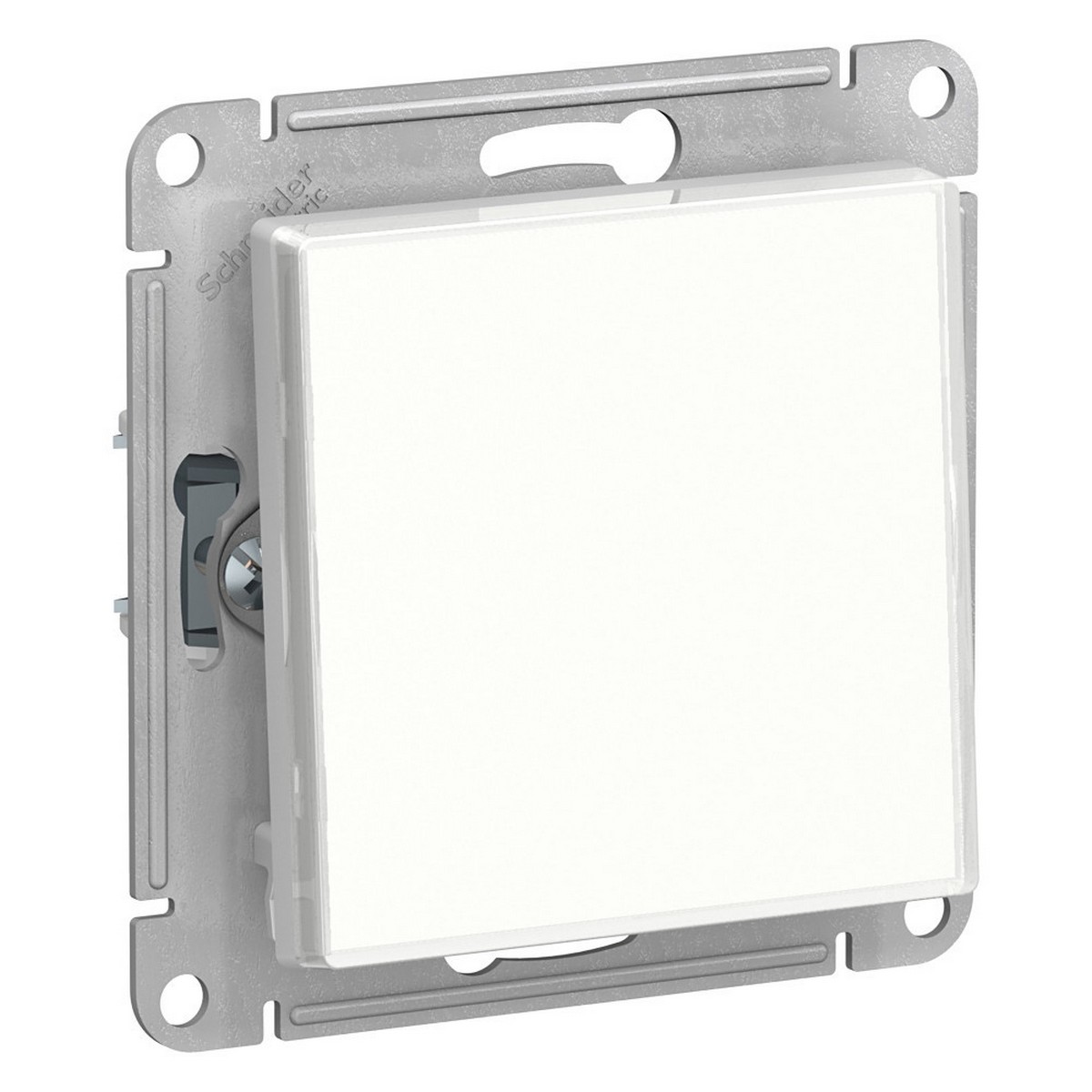 AtlasDesign Белый Выключатель 1-клавишный Systeme Electric AtlasDesign Art белый ATN200111