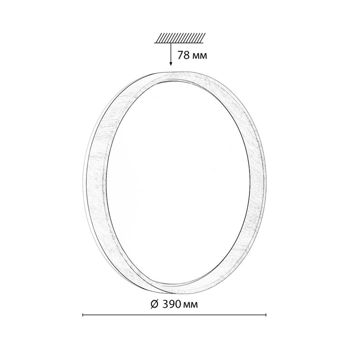 Накладные светодиодные светильники Настенно-потолочный светильник СОНЕКС 7684/DL GARI WOOD 