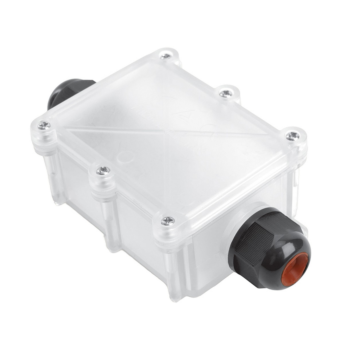 Коробка распределительная STEKKER LD522 водонепроницаемая на 2 выхода 450V 125x55x36 черный 50129