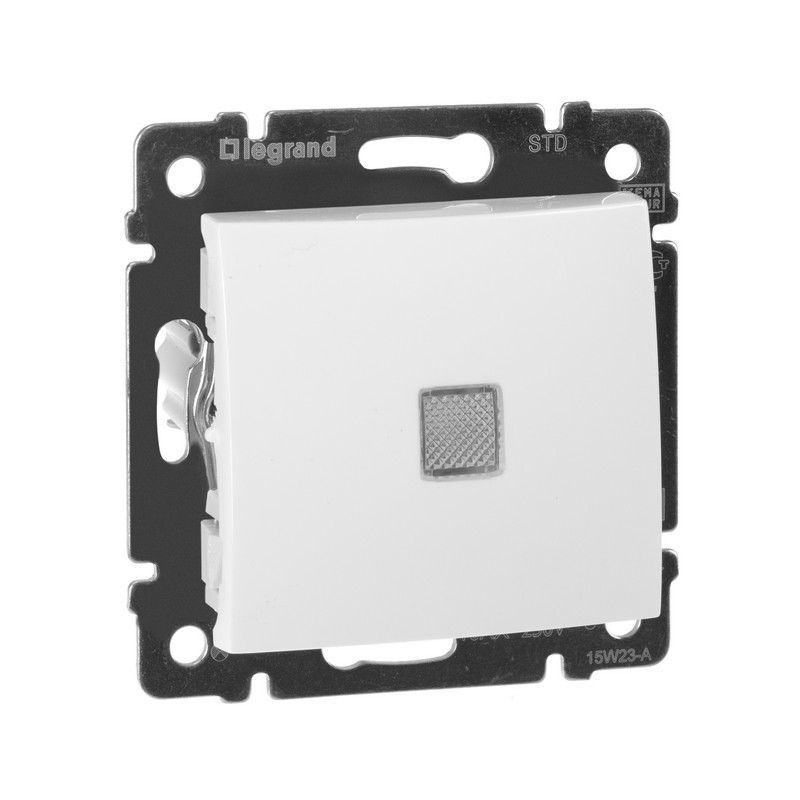 Legrand Valena Classic Белый Выключатель Legrand Valena белый 1-клавишный с подсветкой 774410
