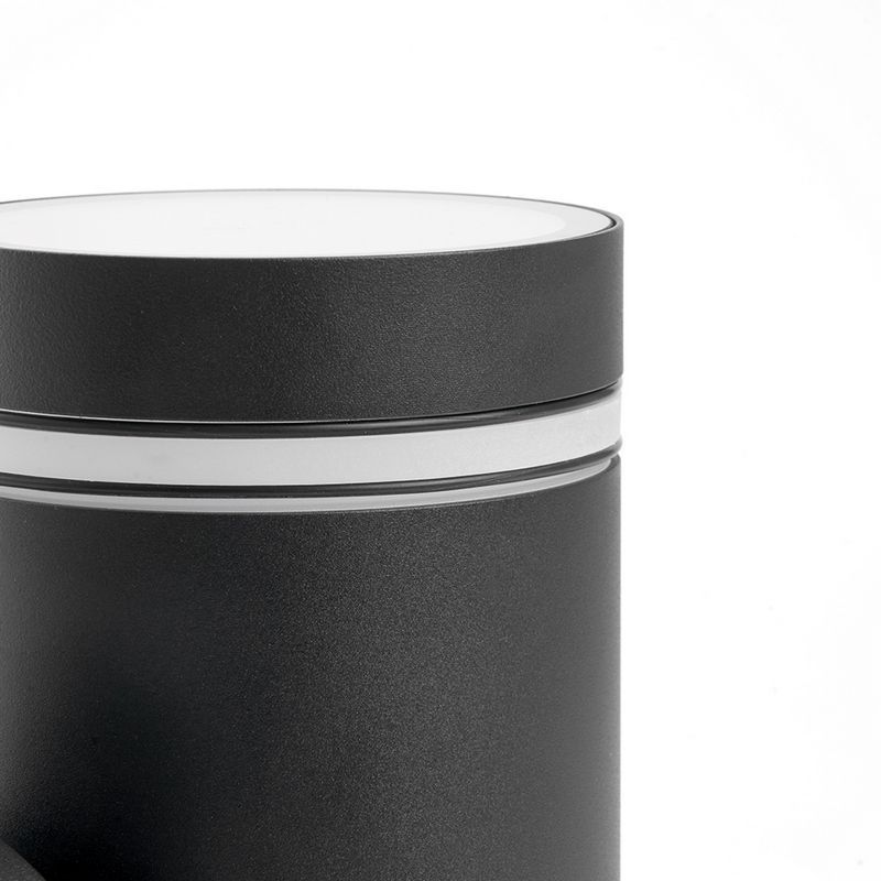 Уличные настенные светильники Светильник садово-парковый Feron DH1002 на стену вверх/вниз 2* GX53 230V черный 11709 