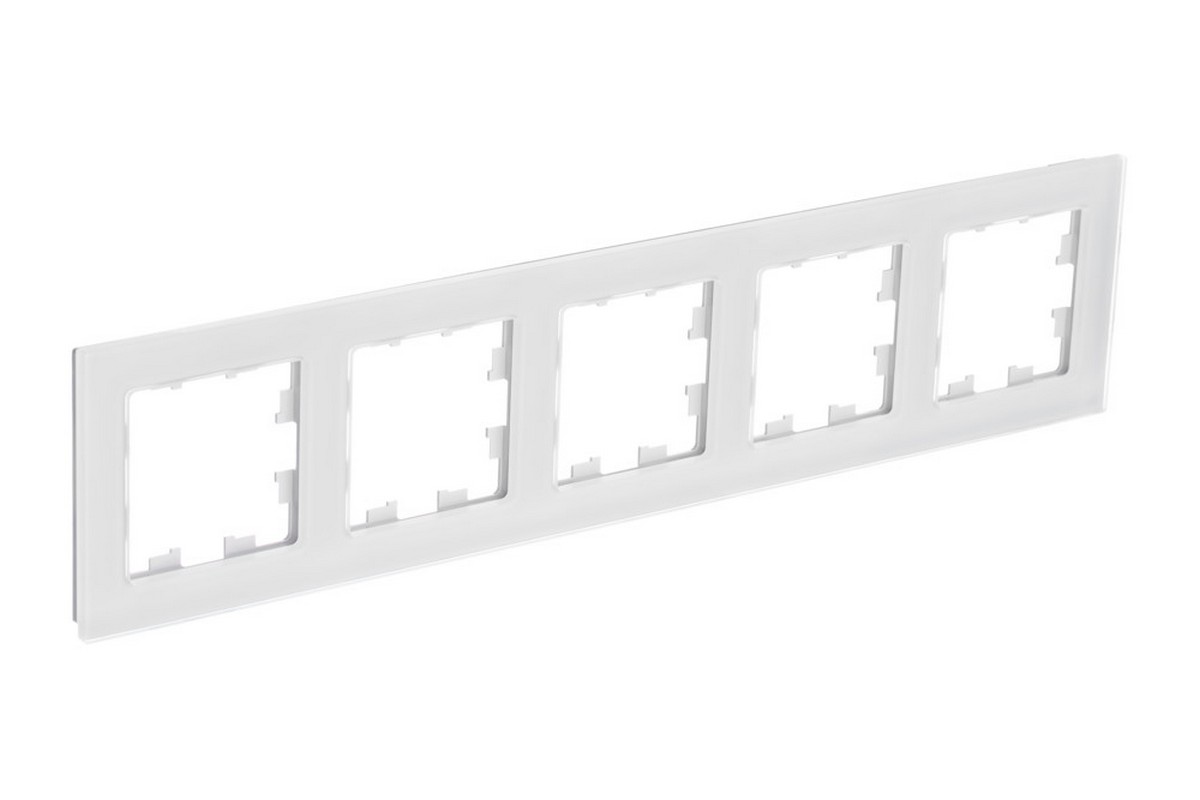 AtlasDesign Рамки Nature Рамка Systeme Electric AtlasDesign Nature Натуральное стекло Белый 5-ая ATN360105