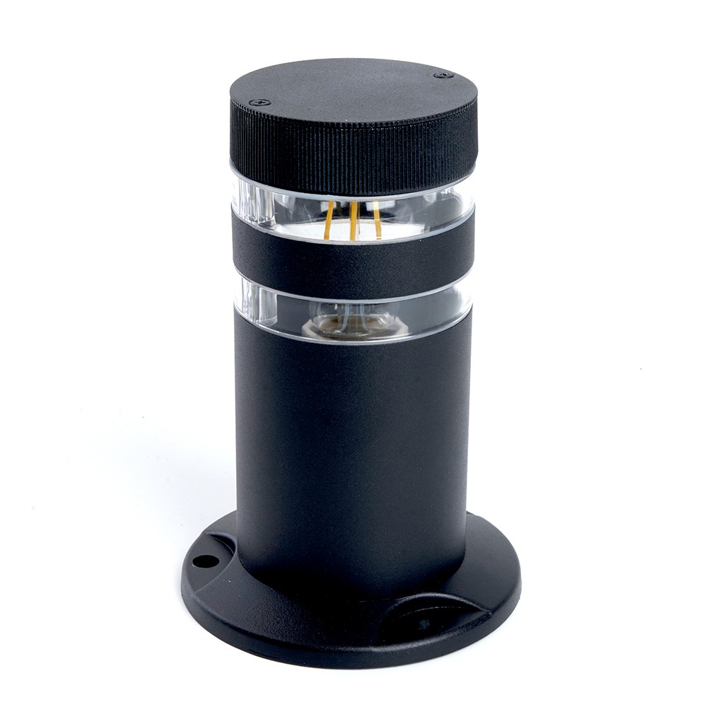 Уличные светильники на постамент Светильник садово-парковый Feron DH0810 столб  E27 230V черный 48342