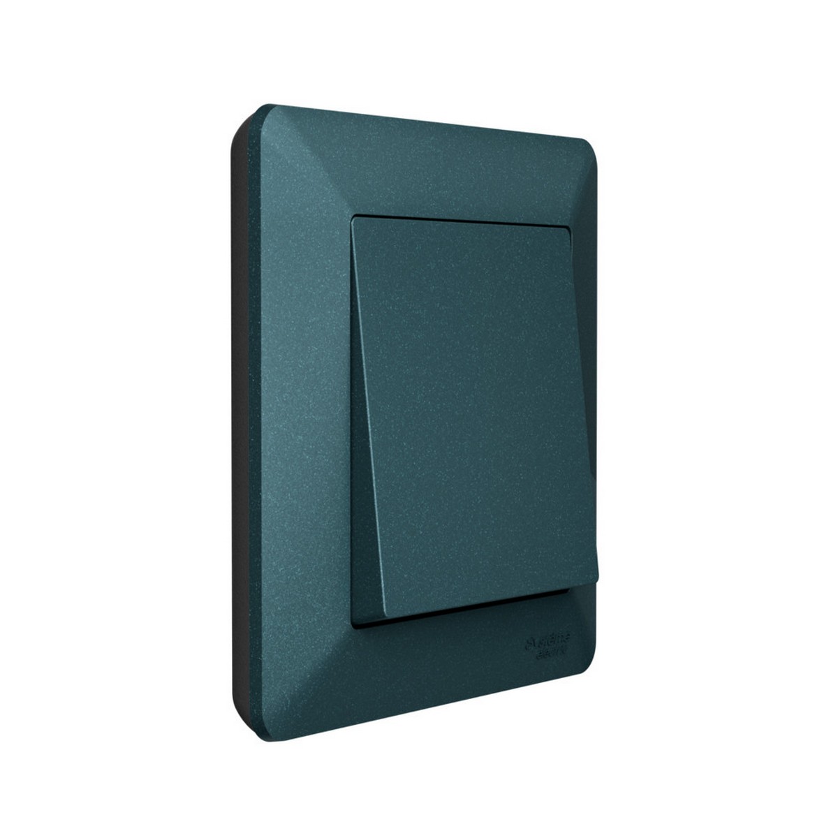 AtlasDesign Изумруд Рамка Systeme Electric AtlasDesign Air Изумруд/дымчатый черный 1-ая ATN220801