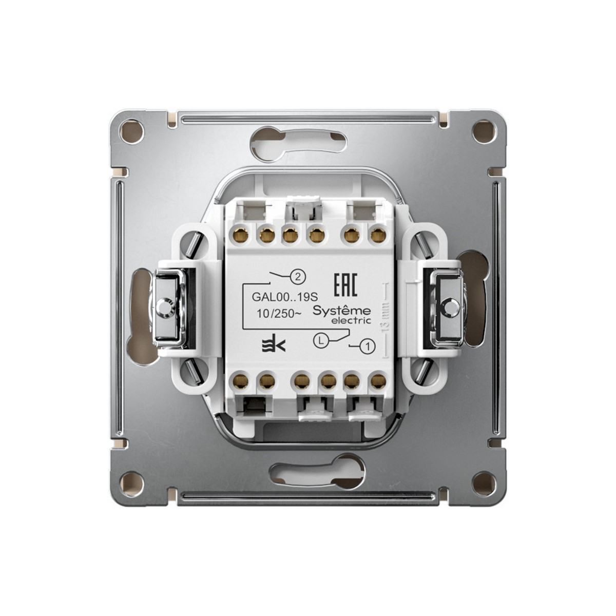 ArtGallery Песочный Выключатель SE ArtGallery Песочный 2-клавишный для жалюзи быстрозажим. клем. GAL001219S