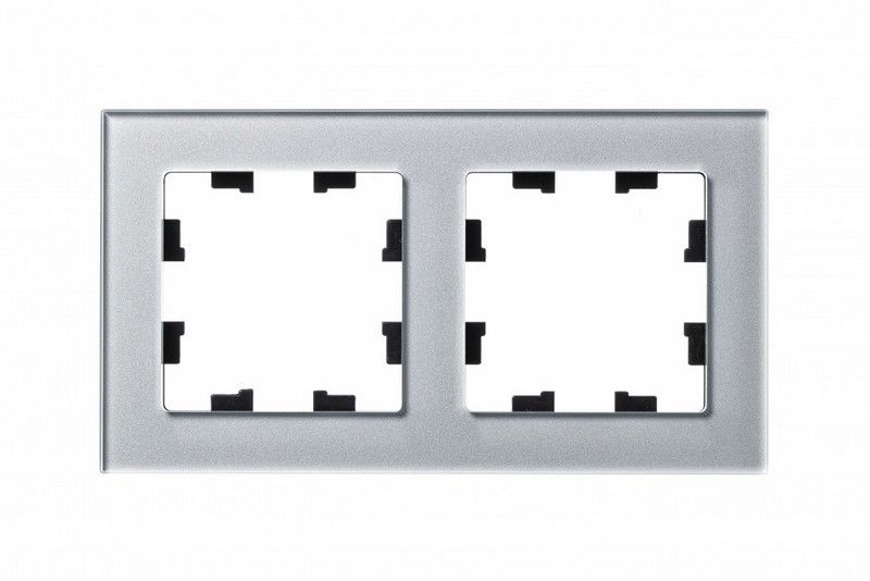 AtlasDesign Рамки Nature Рамка Systeme Electric AtlasDesign Nature Стекло алюминий 2-ая ATN320302