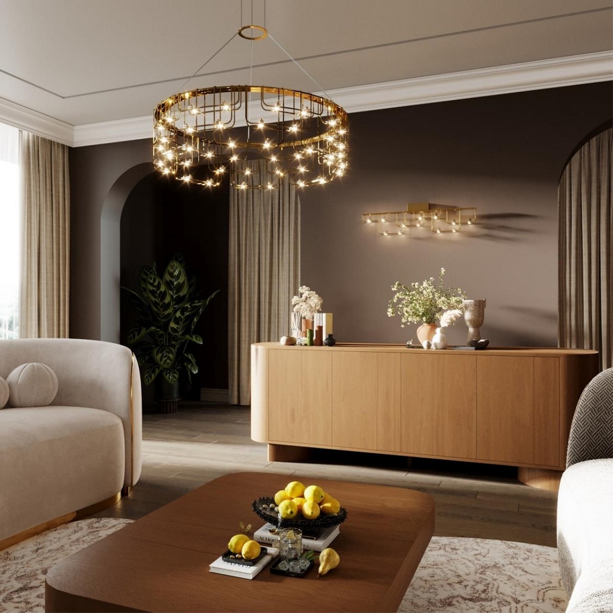 Накладные светодиодные светильники Настенный светильник ODEON LIGHT 7060/12WL ZAHA 