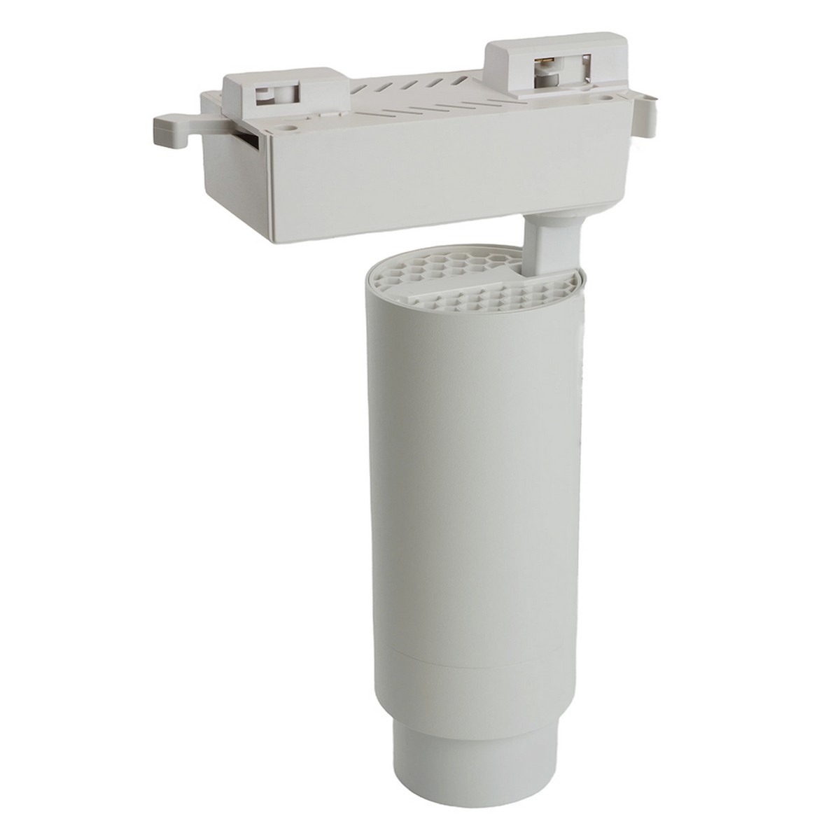 Трековые светодиодные светильники Светодиодный светильник Feron AL137 трековый 20W 4000K белый изменяемый угол освещения 15-60 град 51175 