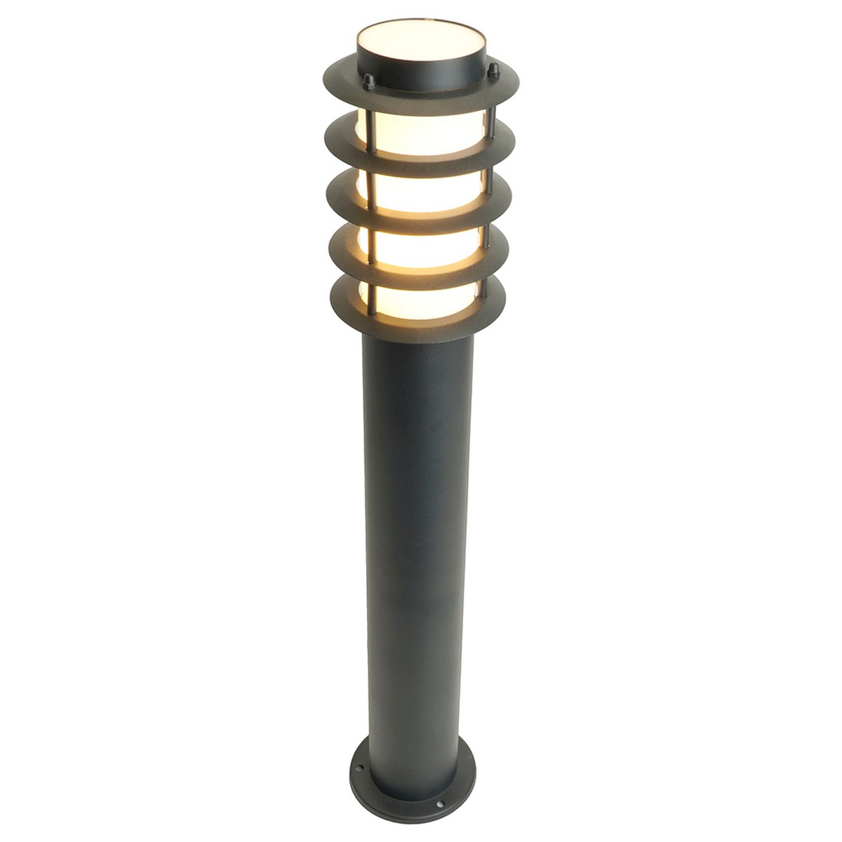 Уличные светильники столб Светильник садово-парковый Feron DH047-650 Техно столб 18W E27 черный 51528 