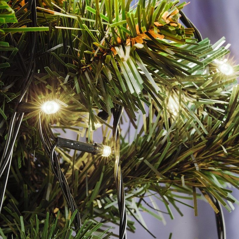 Светодиодная гирлянда Feron CL34 линейная 10 м +1.5м 230V 2700K 220Vэффектом стробов черный шнур 329